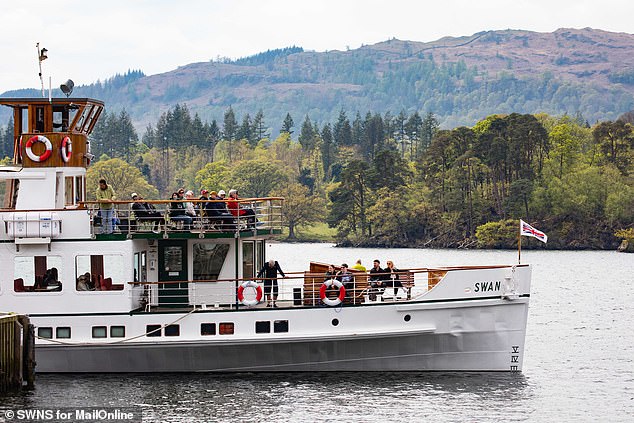 Ambleside offers tours of Windermere from its convenience lakeside location - already getting busy before tourist season is in full swing