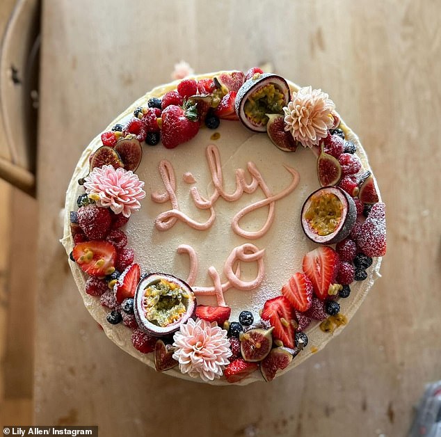 The singer snapped a picture of her gorgeous sprint-themed birthday cake as she thanked her nearest and dearest for helping her celebrate under 'tricky circumstances'