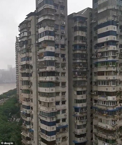 The massive tower blocks in which the city's residents lived have been dubbed 'coffins' due to their crammed conditions