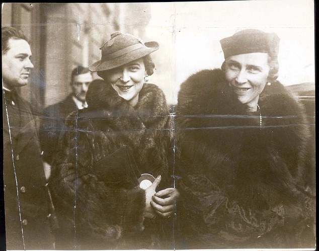 Princess Marina, wife of the Duke of Kent, with Princess Olga, wife of Prince Paul