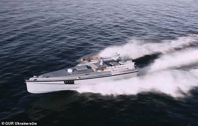 First image of AIM-9-armed Magura V7 Ukrainian marine drone that downed Russian Su-30s over the Black Sea