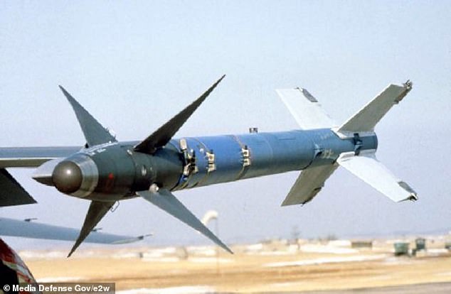 US AIM-9 Sidewinder infrared-guided air-to-air missile, used by a Ukrainian Magura-7 marine drone to down Russian Su-30 fighter jets over the Black Sea