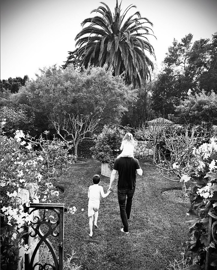The Duchess of Sussex posted a photo of her husband Harry and their children on Instagram in an apparent show of solidarity