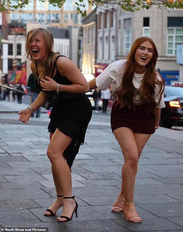 From pink cowboy hats and hen do's to Elvis costumes and granny wigs, raucous partygoers were keen to hit it hard on Sunday and enjoy the early May bank holiday in style