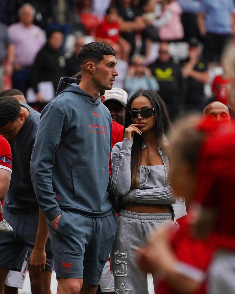 Ella Thomas and Lloyd Jones at a sporting event.