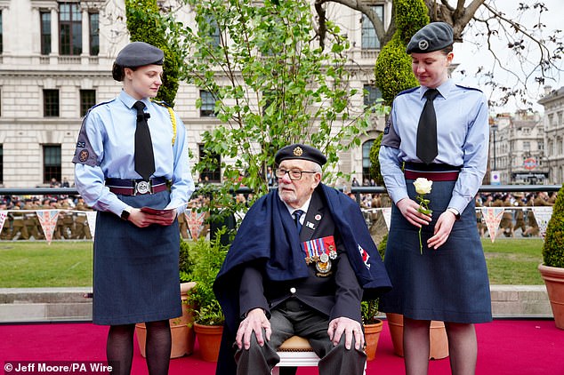Alan Kennett, a 100-year-old Normandy veteran, is starting the procession in London today and marching down Whitehall
