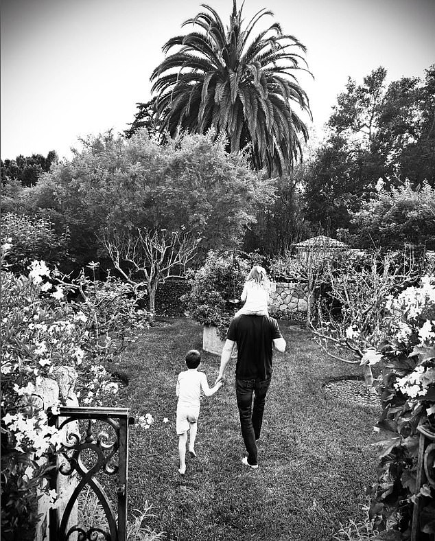 The Duchess of Sussex posted a photo of her husband Harry and their children on Instagram in an apparent show of solidarity