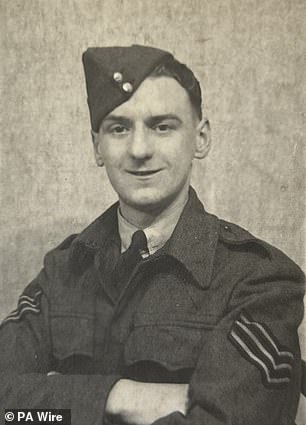 Bernard Morgan worked as a codebreaker during the war. He landed on Gold Beach at 6.30pm on D-Day, becoming the youngest RAF sergeant to land in Normandy during the war