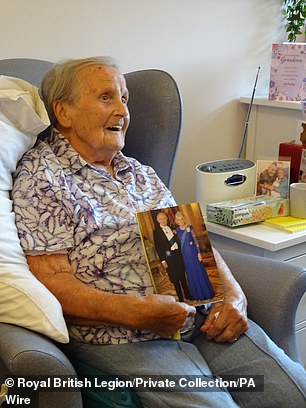 Ann Johnson, aged 101, served in the Land Army during the war as a tractor driver