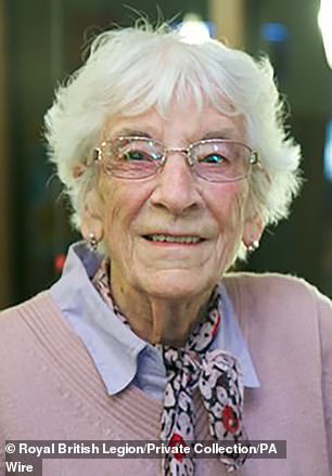 Barbara Hurman, who is soon to turn 100, volunteered to join the Auxiliary Territorial Service - the first all-women's branch of the British Army, formed in 1938 - when she was just 17 years old