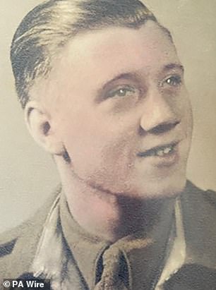 During his war service