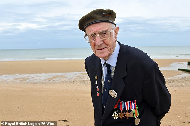 John (Jack) Mortimer, 101, was just 20 when he landed on Sword Beach in Normandy on June 6, 1944