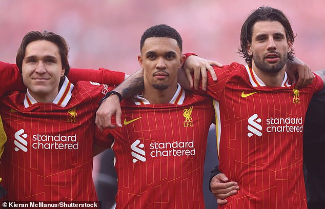 Alexander-Arnold will have three more matches in Liverpool red before he waves goodbye to the Anfield faithful