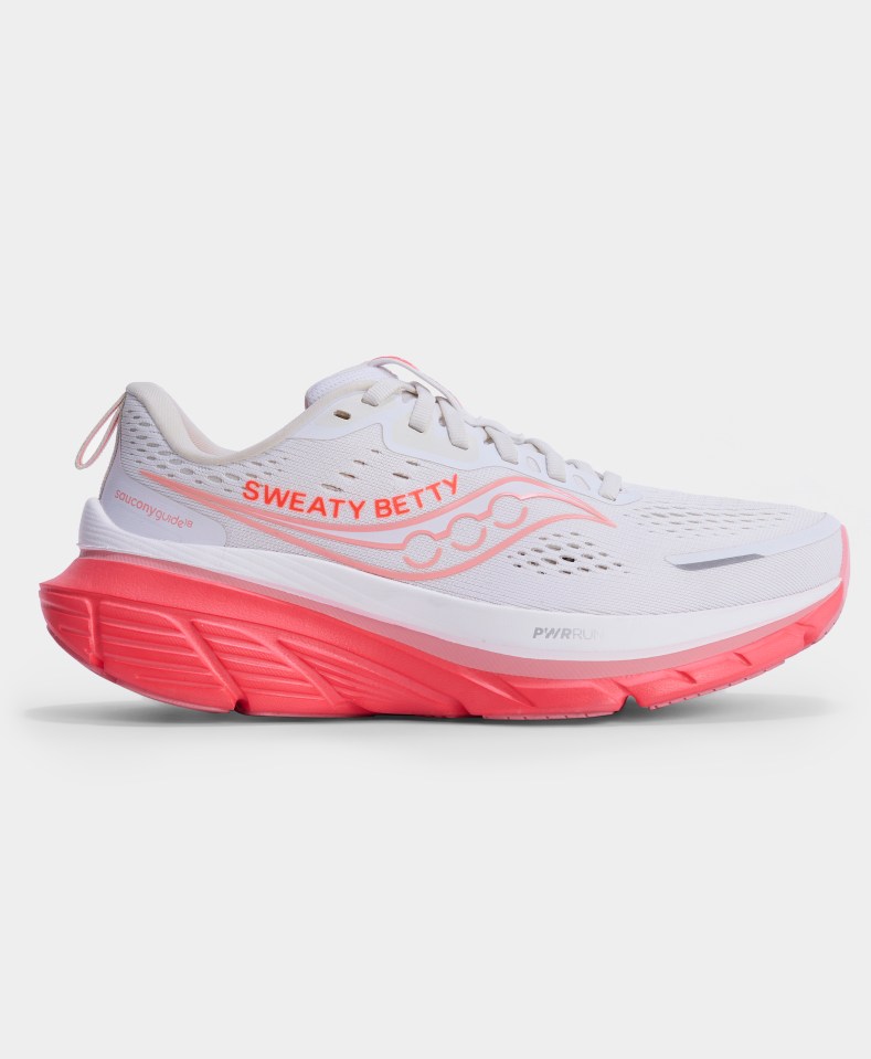 Saucony Sweaty Betty running shoe.