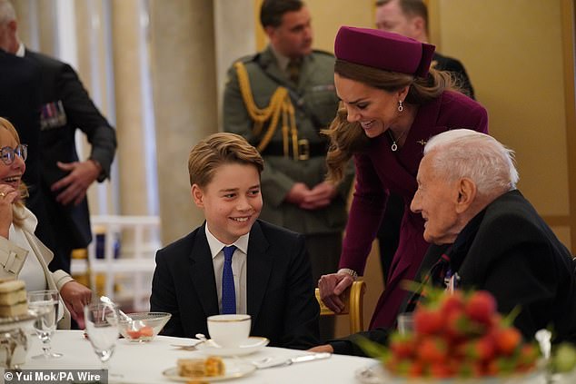 However, the tea party will likely have provided the prince a small taste of what his future duties as King - with the prince second in line to the throne after his father