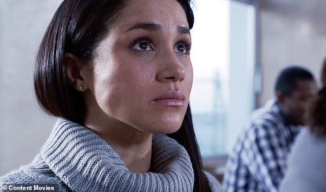 Meghan in the trailer for Anti-Social in 2015, a crime film in which she plays a robber's fashion-model girlfriend Kirsten
