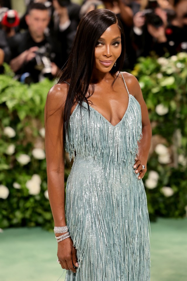 Naomi Campbell at the Met Gala.