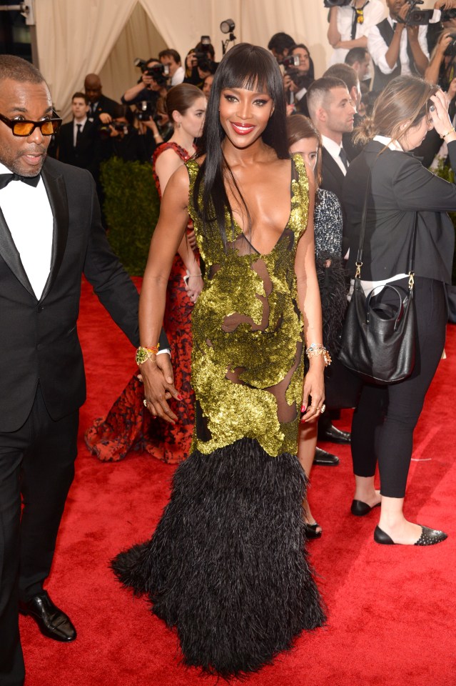 Naomi Campbell at the Met Gala.