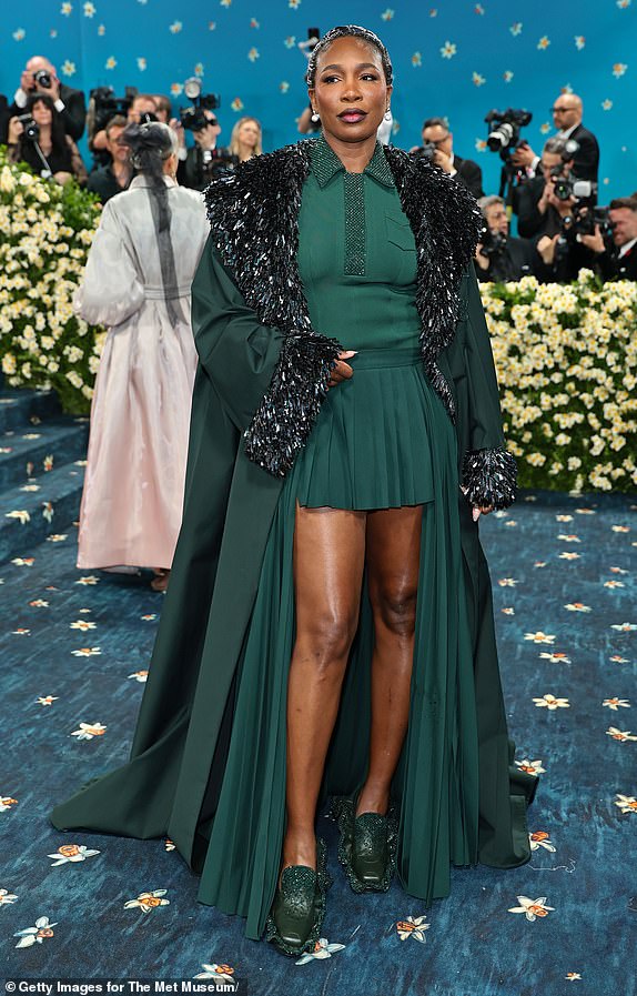 NEW YORK, NEW YORK - MAY 05: Venus Williams attends the 2025 Met Gala Celebrating "Superfine: Tailoring Black Style" at Metropolitan Museum of Art on May 05, 2025 in New York City.  (Photo by Dimitrios Kambouris/Getty Images for The Met Museum/Vogue)