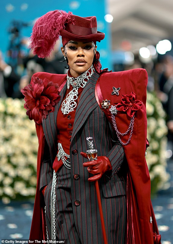 NEW YORK, NEW YORK - MAY 05: Teyana Taylor attends the 2025 Met Gala Celebrating "Superfine: Tailoring Black Style" at Metropolitan Museum of Art on May 05, 2025 in New York City.  (Photo by Dimitrios Kambouris/Getty Images for The Met Museum/Vogue)
