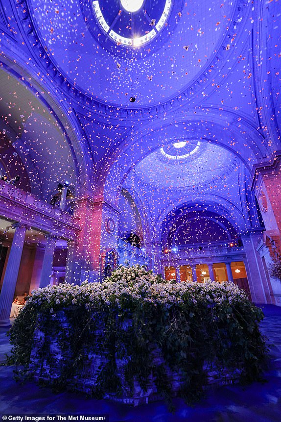 NEW YORK, NEW YORK - MAY 05: (Exclusive Coverage) A view inside the venue for the 2025 Met Gala Celebrating "Superfine: Tailoring Black Style" at Metropolitan Museum of Art on May 05, 2025 in New York City.  (Photo by Cindy Ord/MG25/Getty Images for The Met Museum/Vogue)