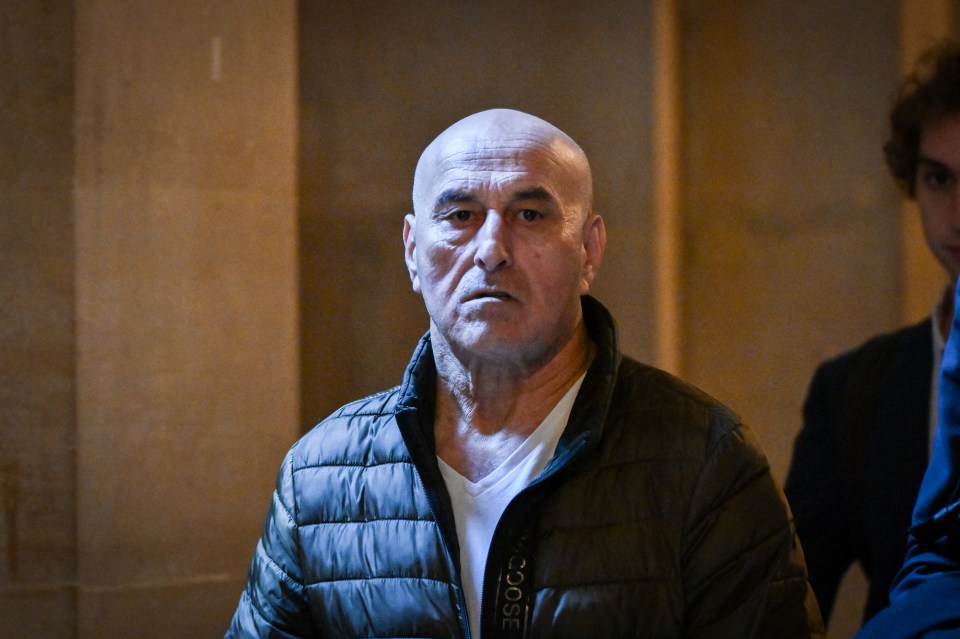 Yunis Abbas leaving a Paris courthouse.