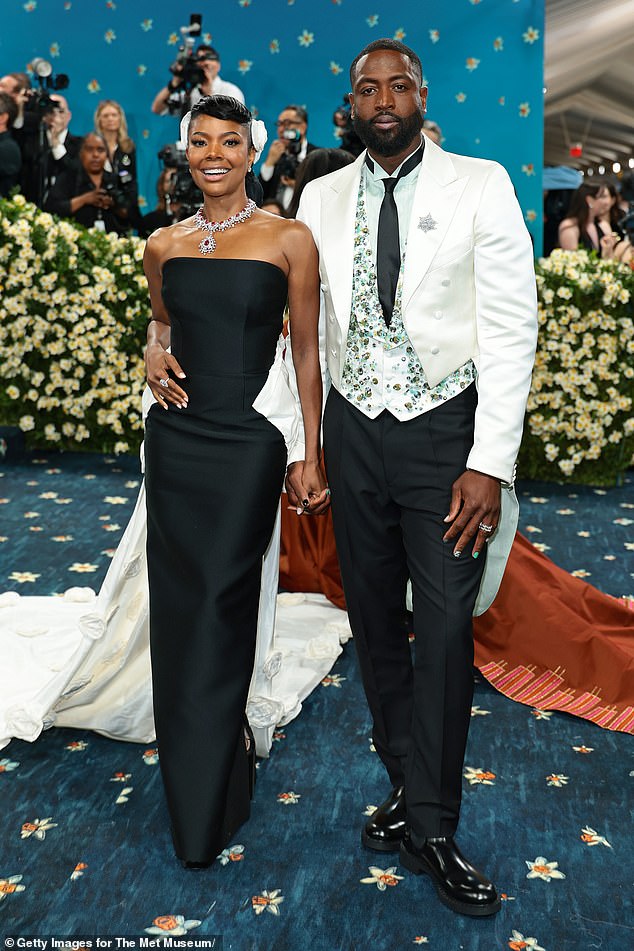 Gabrielle Union posed with husband Dwyane Wade on the red carpet