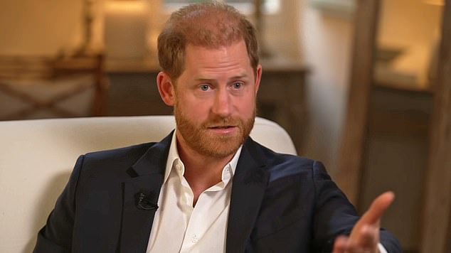 The reference to forgiveness is thought to be in response to Harry¿s admission that a reconciliation with his family would be very difficult because of his tawdry memoirs