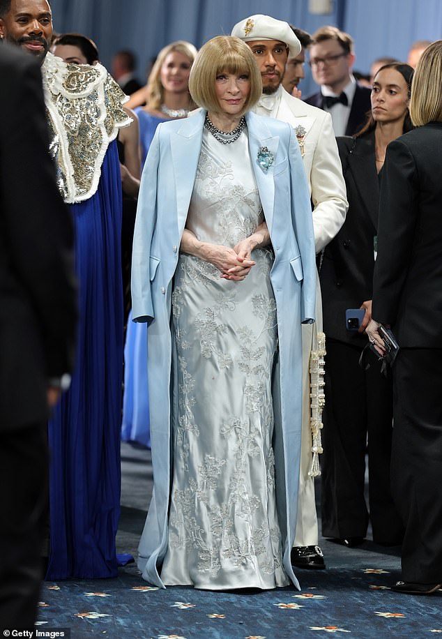 She argued that Wintour is 'pandering' and trying to avoid negative press coverage with this year's Met Gala theme