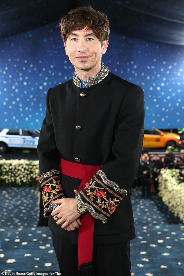 The star posed up as he prepared for fashion's biggest night