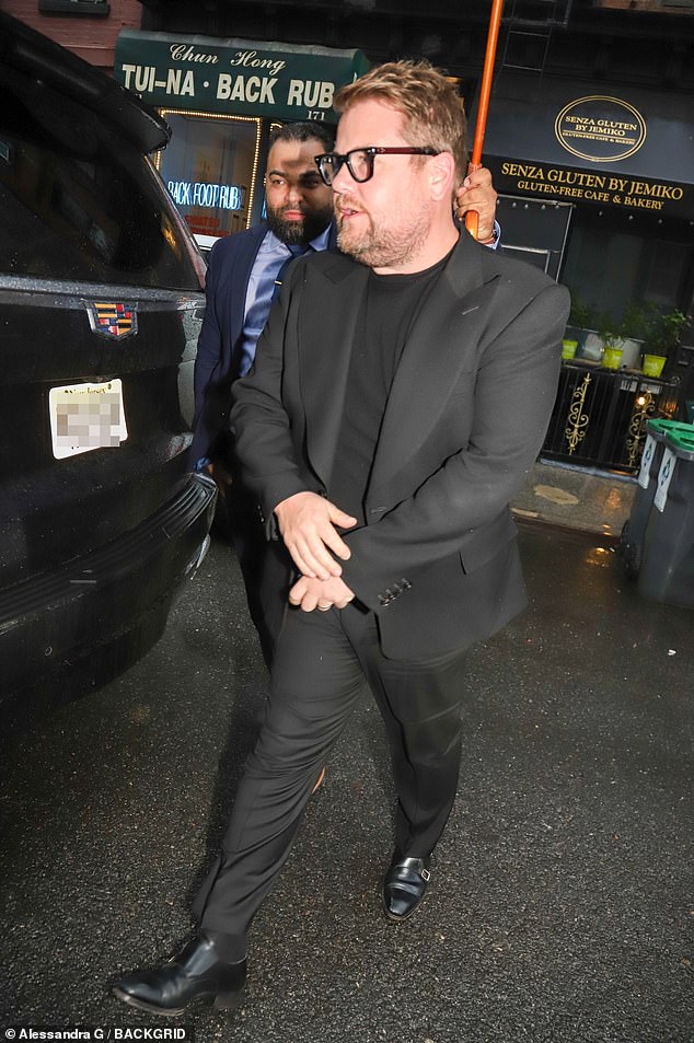 Corden already attended a pre-Met Gala dinner at Vogue editor Anna Wintour's home on Sunday