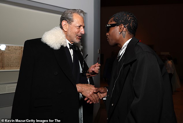 Wicked star Jeff Goldblum shook hands with Met Gala 2025 co-star and Rihanna's baby daddy, A$AP Rocky