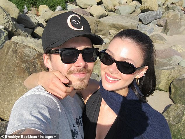 The publication adds Brooklyn and Nicola 'will not be present at any public family events that Kim is at for the foreseeable' after things started to 'go south in December'