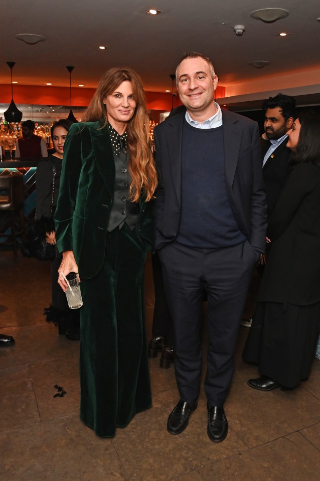 Jemima Khan and Ben Goldsmith at a charity dinner.