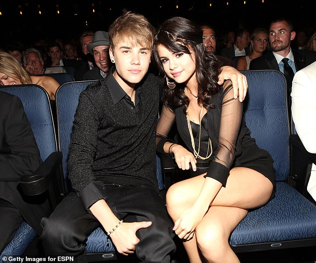 Bieber and Gomez had a tumultuous on-off romance ending in 2018 - pictured 2011