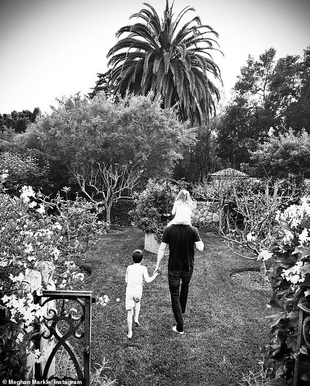 Meghan posted a photo in an apparent show of support for Harry in the aftermath of his bombshell interview