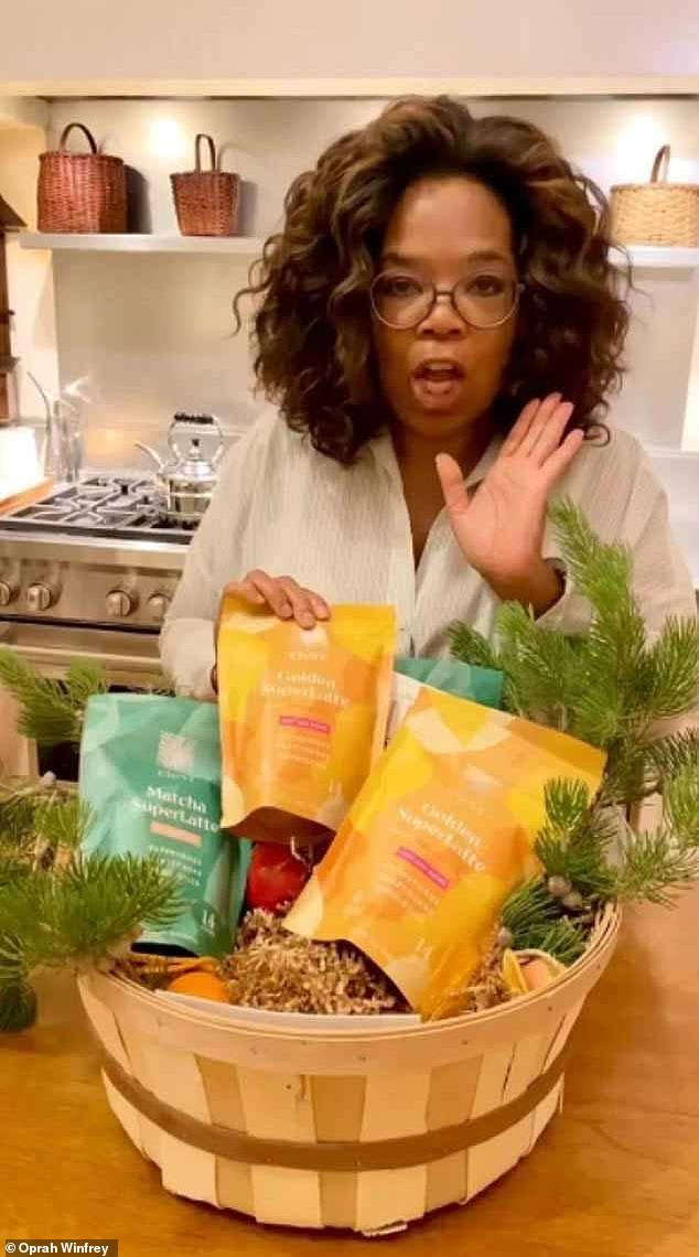 The wellness product has also been backed by Meghan's friend Oprah Winfrey on Instagram
