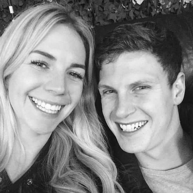 In a tragic twist, this is the second time Ms James (left) has lost a boyfriend during a motorcycle race. Her former partner, Billy Redmayne (right), died following a crash in an accident at the Oliver's Mount Spring Cup in North Yorkshire in 2016