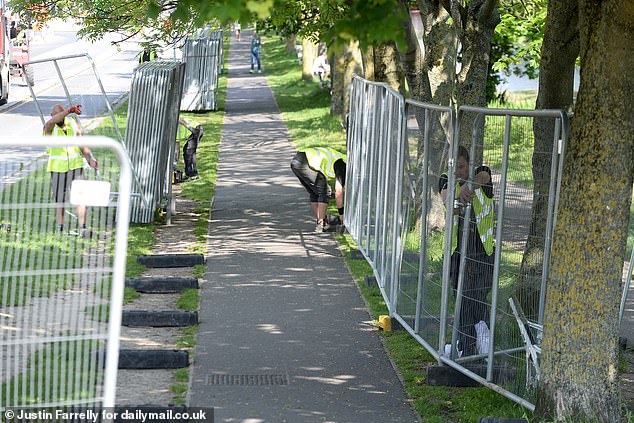 Ugly metal fences were being erected to block others from joining the encampments