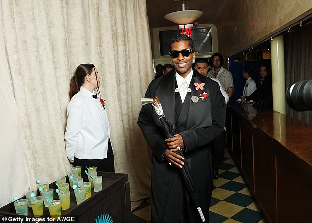 The man of the moment looked like he was having a great time