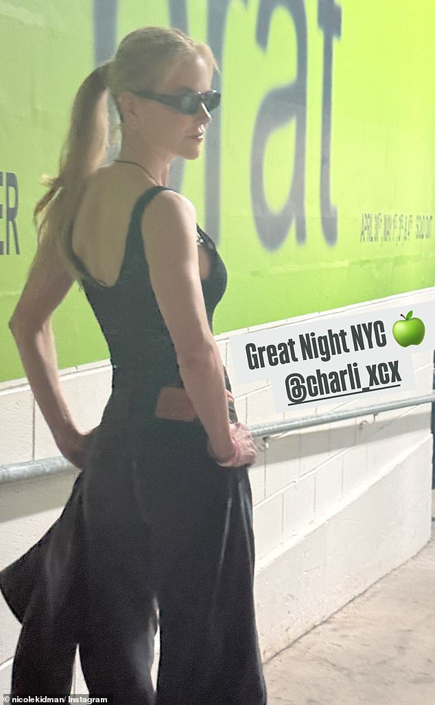 The movie star's new hair style comes after she rocked longer tresses on Sunday at the Charli XCX concert at Brooklyn's Barclays Center