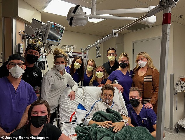 On January 1 2025, Jeremy celebrated his second 'ReBirthday' and thanked the 'army of people that it took to put me back together' after he suffered blunt chest trauma and 38 broken bones