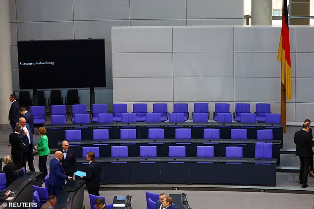 The lower house of parliament - called the Bundestag - now has 14 days to elect a candidate with an absolute majority, according to German law