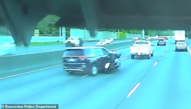 The rider, a 21-year-old man identified only as Correy by his family, was suddenly and deliberately struck by the minivan driver and thrown off the road