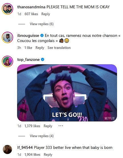 ThanosAndMina added in all caps 'PLEASE TELL ME THE MOM IS OKAY,' after hearing the baby sounds at the end of the trailer