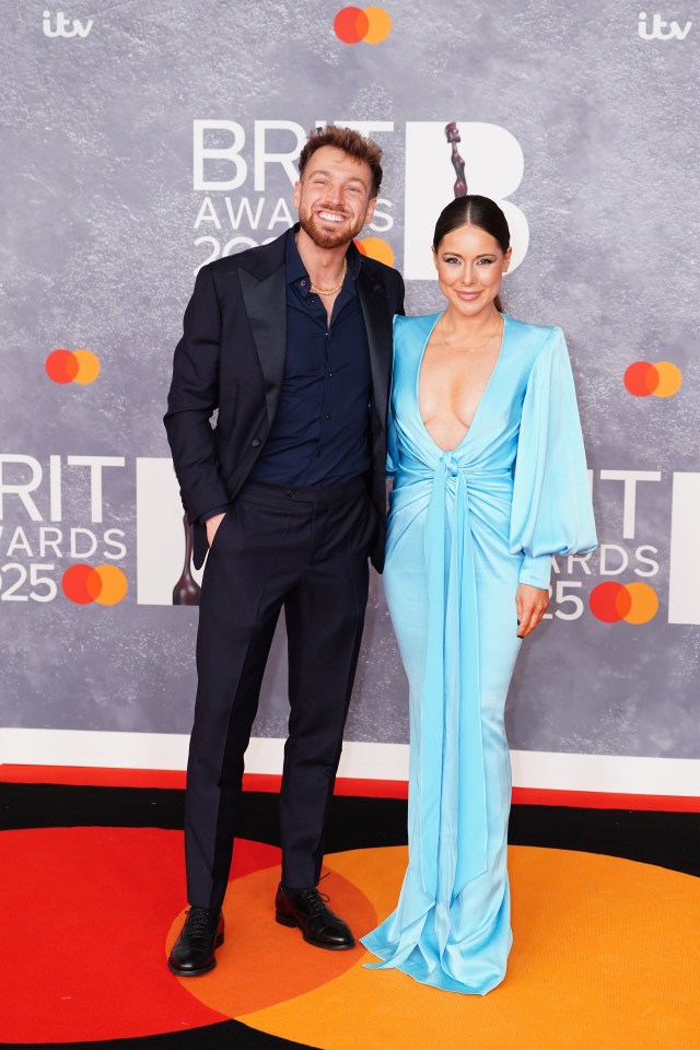 Sam and Louise Thompson at the BRIT Awards 2025.