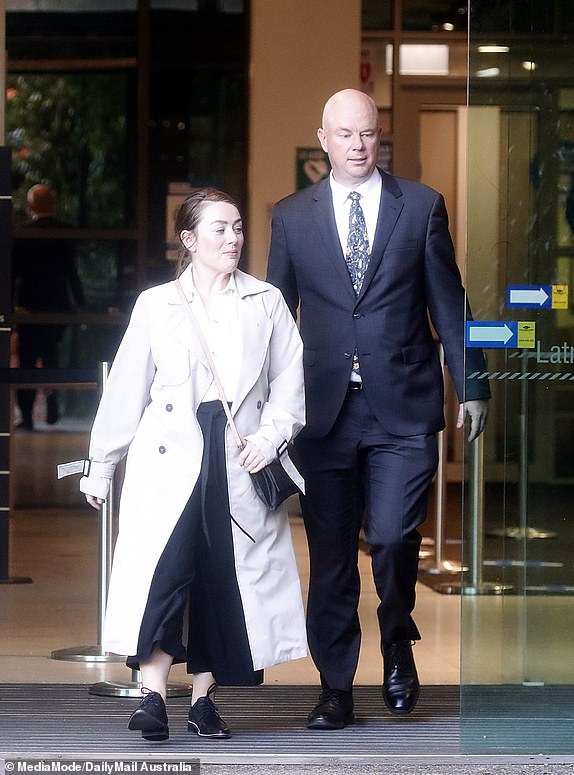 Simon Patterson, the estranged husband of accused mushroom killer Erin Patterson leaves court after completing his evidence in the high-profile murder case.EXCLUSIVE5 May 2025Â©MEDIA-MODE.COM