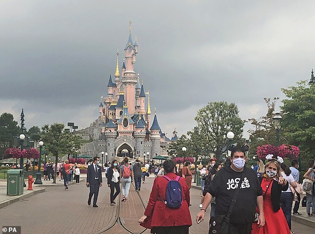 Courtney worked at Disneyland Florida (pictured) and was an events manager at the time of her death