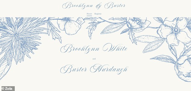 Brooklynn and Buster's wedding website reveals they got married on Saturday May 3