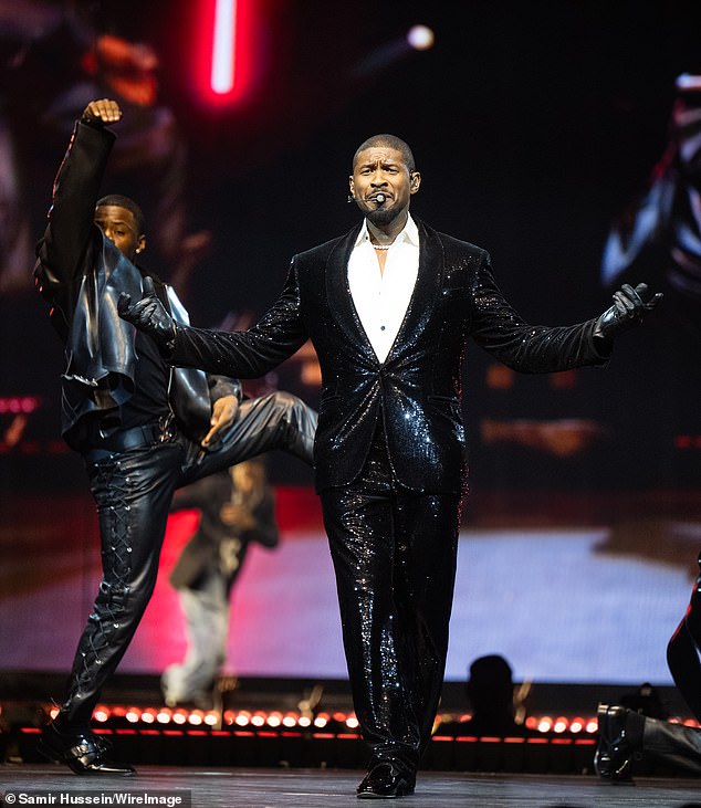 The star looked incredible as he performed in London